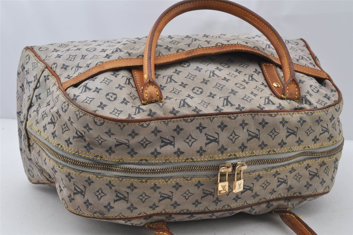 Authentic Louis Vuitton Monogram Mini Marie Shoulder Bag Blue M92003 LV 0325J