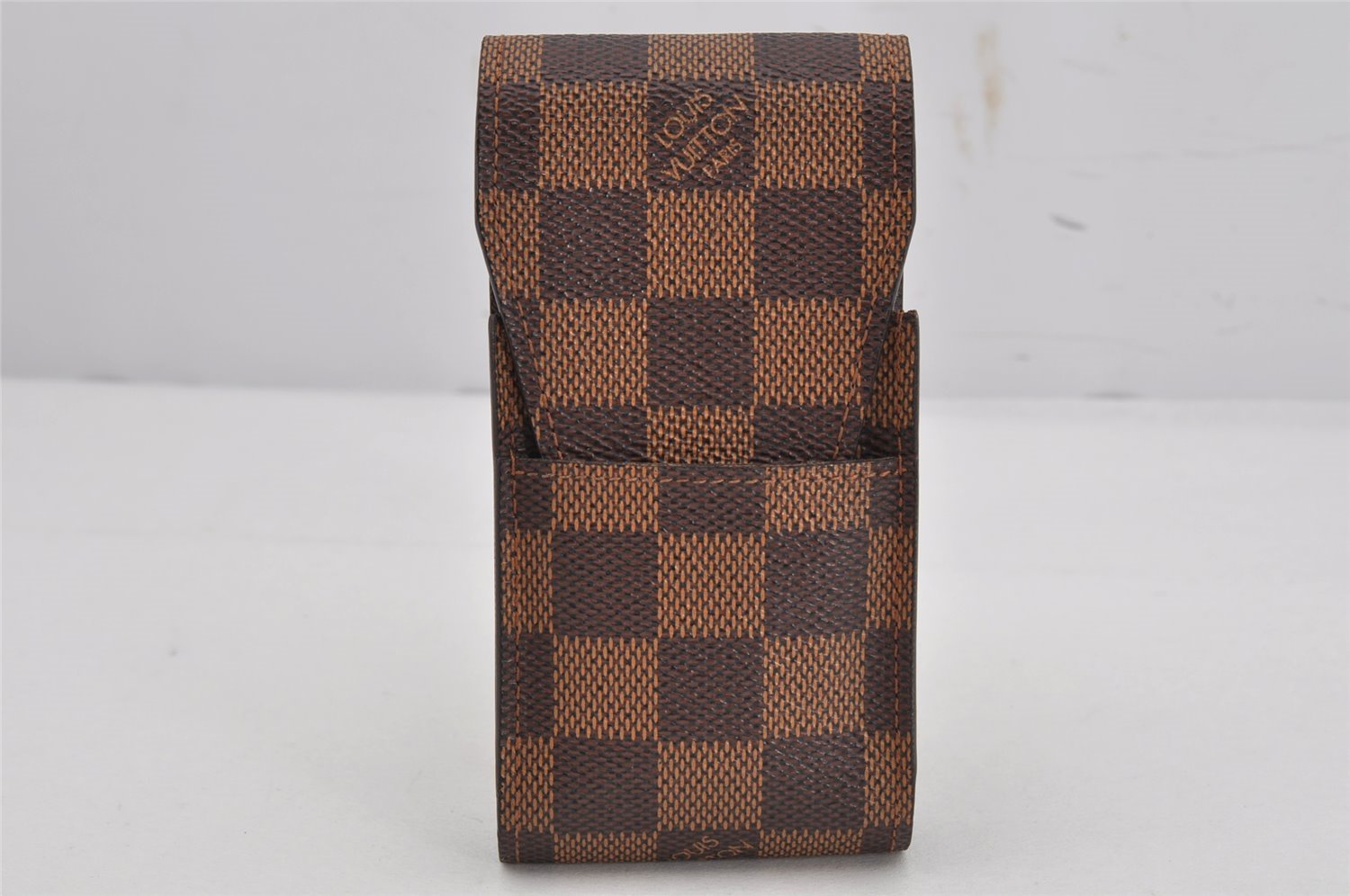 Authentic Louis Vuitton Damier Etui Cigarette Case N63024 LV 0325K