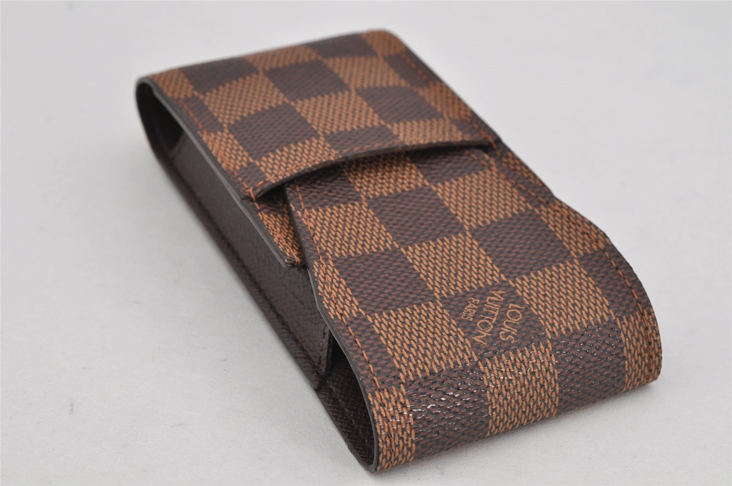 Authentic Louis Vuitton Damier Etui Cigarette Case N63024 LV 0325K