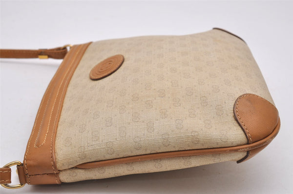 Authentic GUCCI Micro GG PVC Leather Shoulder Cross Bag Purse White Junk 0326J