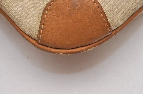 Authentic GUCCI Micro GG PVC Leather Shoulder Cross Bag Purse White Junk 0326J