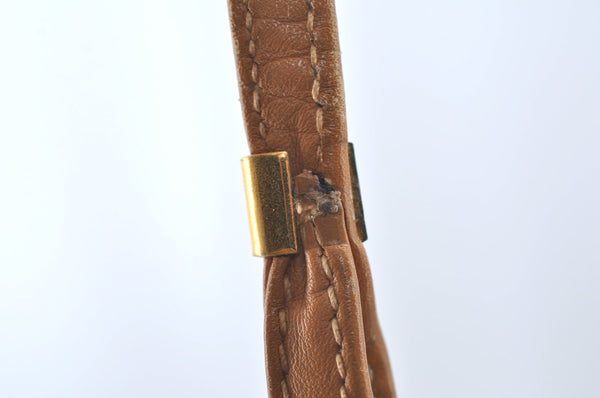 Authentic GUCCI Micro GG PVC Leather Shoulder Cross Bag Purse White Junk 0326J