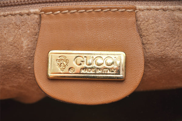 Authentic GUCCI Micro GG PVC Leather Shoulder Cross Bag Purse White Junk 0326J