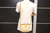 Authentic GUCCI Micro GG PVC Leather Shoulder Cross Bag Purse White Junk 0326J