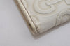 Authentic GUCCI Bamboo Horsebit Long Wallet Purse Leather 152742 White 0326K