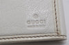 Authentic GUCCI Bamboo Horsebit Long Wallet Purse Leather 152742 White 0326K