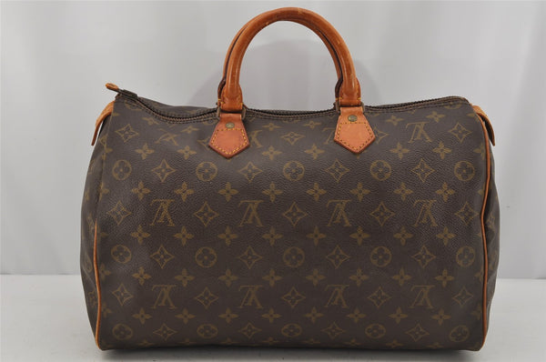 Authentic Louis Vuitton Monogram Speedy 35 Hand Boston Bag Old Model LV 0328K