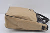 Authentic BURBERRY BLACK LABEL 2Way Shoulder Tote Bag Canvas Leather Beige 0329J