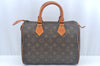 Authentic Louis Vuitton Monogram Speedy 25 Boston Hand Bag Old Model LV 0329K