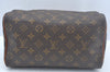 Authentic Louis Vuitton Monogram Speedy 25 Boston Hand Bag Old Model LV 0329K