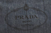 Authentic PRADA Vintage Canapa M Denim 2Way Shoulder Tote Bag 1BG642 Blue 0331J