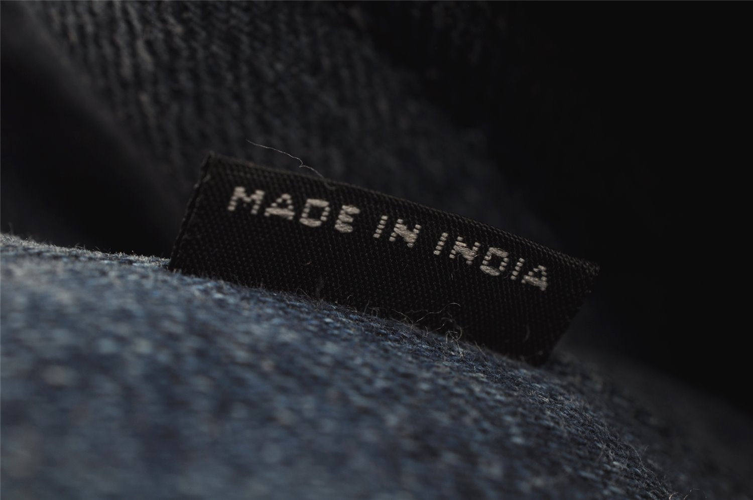 Authentic PRADA Vintage Canapa M Denim 2Way Shoulder Tote Bag 1BG642 Blue 0331J