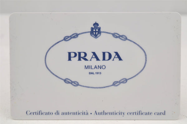 Authentic PRADA Vintage Canapa M Denim 2Way Shoulder Tote Bag 1BG642 Blue 0331J