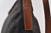 Authentic GUCCI Shoulder Cross Body Bag GG Nylon Leather 308840 Dark Brown 0332J
