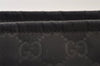 Authentic GUCCI Shoulder Cross Body Bag GG Nylon Leather 308840 Dark Brown 0332J