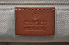 Authentic GUCCI Shoulder Cross Body Bag GG Nylon Leather 308840 Dark Brown 0332J