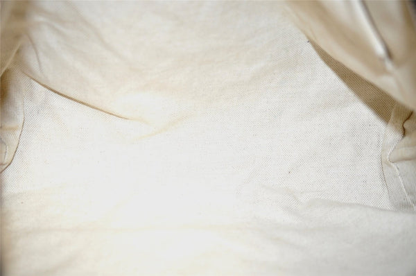 Authentic GUCCI Shoulder Cross Body Bag GG Nylon Leather 308840 Dark Brown 0332J