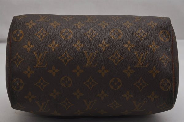 Authentic Louis Vuitton Monogram Speedy 25 Boston Hand Bag Old Model LV 0332K