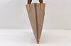Authentic GUCCI Web Sherry Line Micro GG Tote Bag PVC Leather Brown 0333J