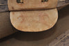 Authentic GUCCI Web Sherry Line Micro GG Tote Bag PVC Leather Brown 0333J
