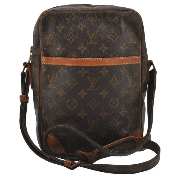 Authentic Louis Vuitton Monogram Danube GM Shoulder Cross Bag M45262 LV 0334J