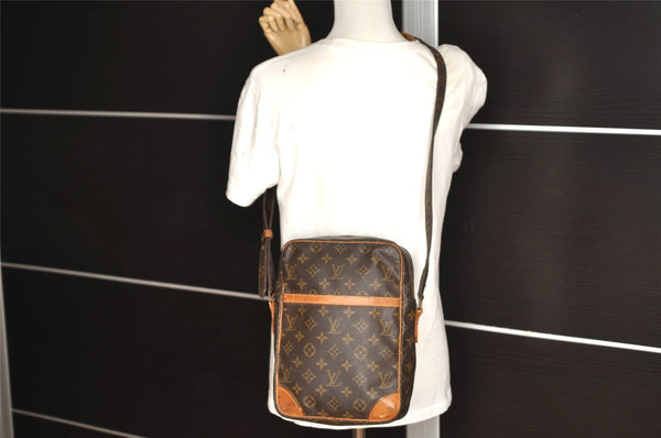 Authentic Louis Vuitton Monogram Danube GM Shoulder Cross Bag M45262 LV 0334J