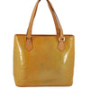 Authentic Louis Vuitton Vernis Houston Shoulder Hand Bag Yellow M91053 LV 0335K