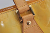 Authentic Louis Vuitton Vernis Houston Shoulder Hand Bag Yellow M91053 LV 0335K