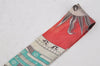 Authentic HERMES Twilly Vintage Scarf "DIES ET HOLE" Silk Red 0338J