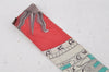 Authentic HERMES Twilly Vintage Scarf "DIES ET HOLE" Silk Red 0338J