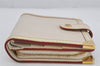 Authentic Louis Vuitton Suhali Compact Zip Wallet Purse White M91831 LV 0338K