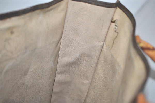Authentic Louis Vuitton Monogram Sac Plat Hand Tote Bag Old Model LV 0339K