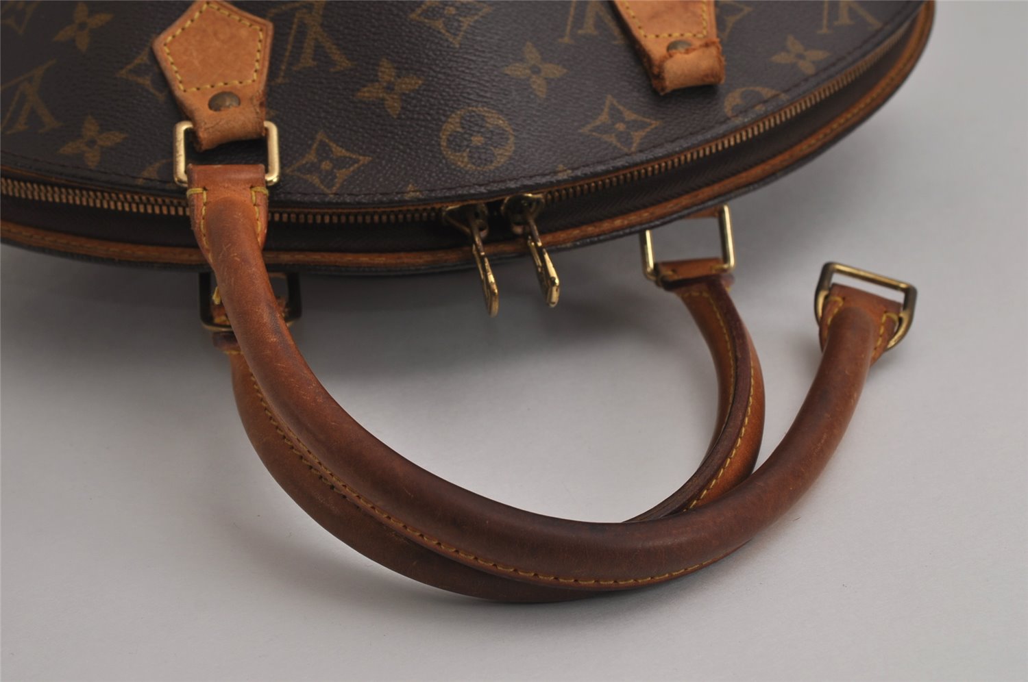 Authentic Louis Vuitton Monogram Ellipse MM Hand Bag M51126 LV Junk 0340K