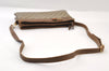 Authentic GUCCI Web Sherry Line Shoulder Cross Bag GG PVC Leather Brown 0341J