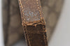 Authentic GUCCI Web Sherry Line Shoulder Cross Bag GG PVC Leather Brown 0341J