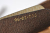 Authentic GUCCI Web Sherry Line Shoulder Cross Bag GG PVC Leather Brown 0341J