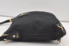Authentic GUCCI Abbey Shoulder Cross Bag GG Canvas Leather 131326 Black 0341K