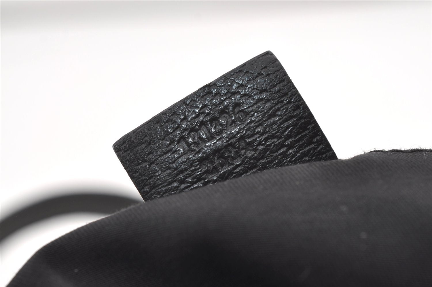 Authentic GUCCI Abbey Shoulder Cross Bag GG Canvas Leather 131326 Black 0341K