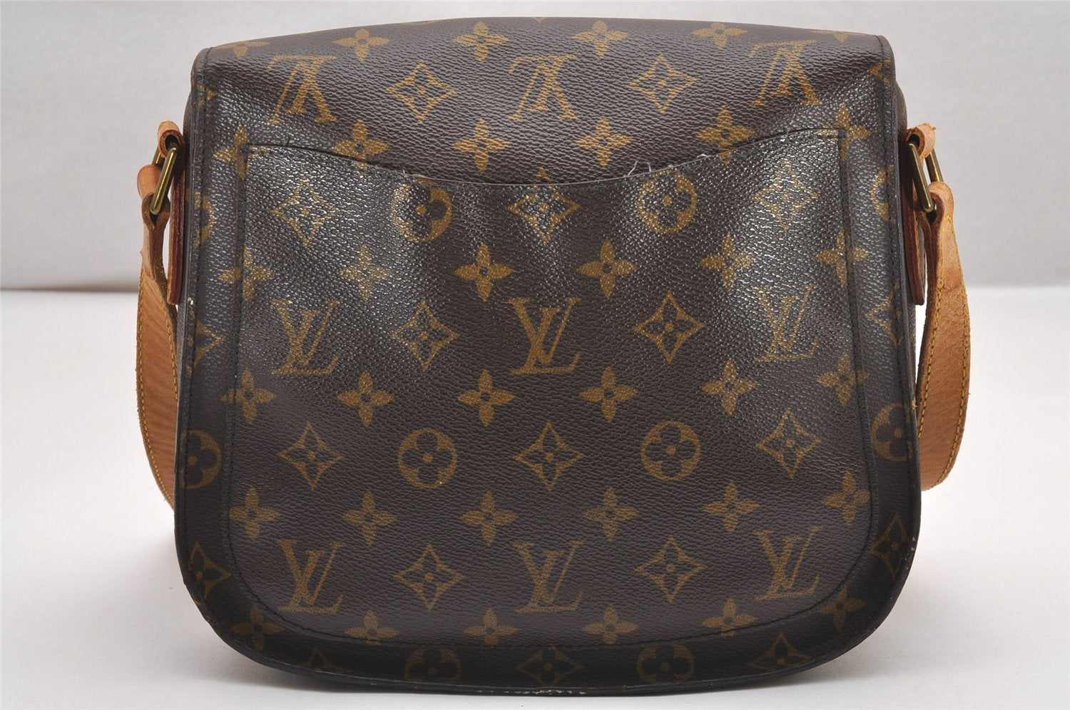 Authentic Louis Vuitton Monogram Saint Cloud GM M51242 Shoulder Cross Bag 0342J