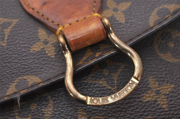 Authentic Louis Vuitton Monogram Saint Cloud GM M51242 Shoulder Cross Bag 0342J