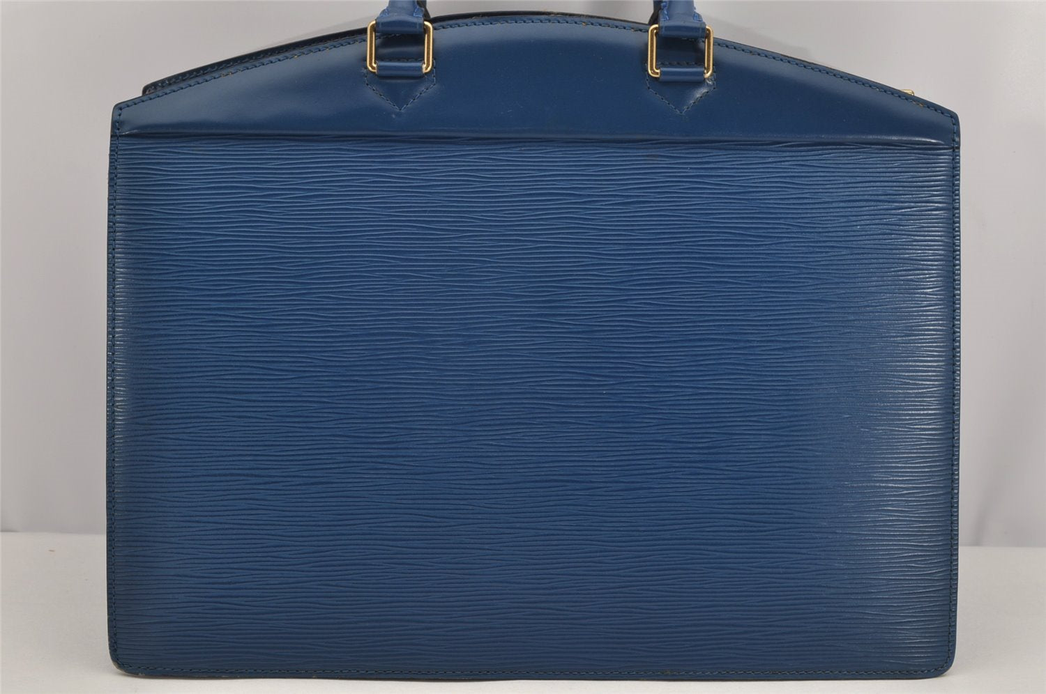 Authentic Louis Vuitton Epi Riviera Hand Bag Blue M48185 LV Junk 0342K