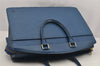 Authentic Louis Vuitton Epi Riviera Hand Bag Blue M48185 LV Junk 0342K