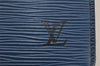 Authentic Louis Vuitton Epi Riviera Hand Bag Blue M48185 LV Junk 0342K