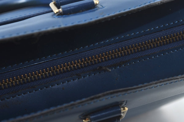 Authentic Louis Vuitton Epi Riviera Hand Bag Blue M48185 LV 0342K