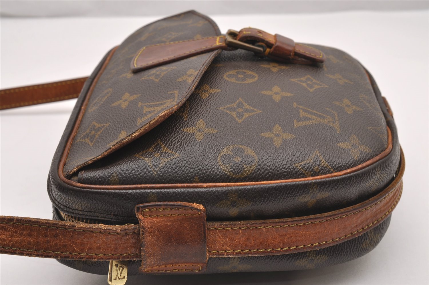 Authentic Louis Vuitton Monogram Jeune Fille MM M51226 Shoulder Cross Bag 0343J