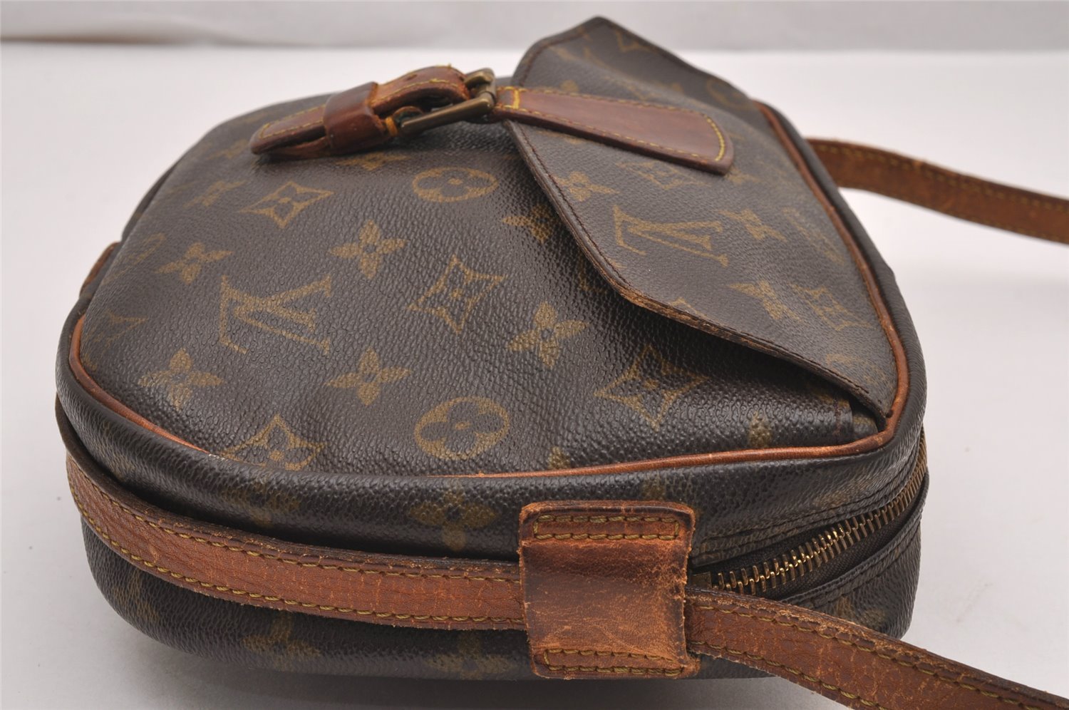 Authentic Louis Vuitton Monogram Jeune Fille MM M51226 Shoulder Cross Bag 0343J
