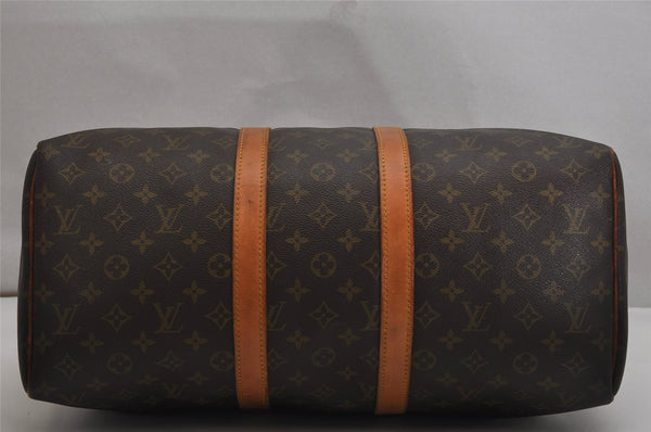Authentic Louis Vuitton Monogram Keepall 45 Travel Boston Bag M41428 Junk 0343K