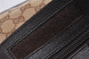 Authentic GUCCI Shoulder Cross Body Bag GG Canvas Leather 27639 Brown 0345J