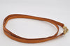 Authentic Louis Vuitton Leather Shoulder Strap Beige 46.7" LV 0345K