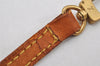 Authentic Louis Vuitton Leather Shoulder Strap Beige 46.7" LV 0345K